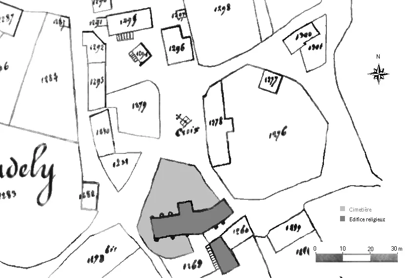 Cadastre napol&eacute;onien &agrave; Echandelys en 1832